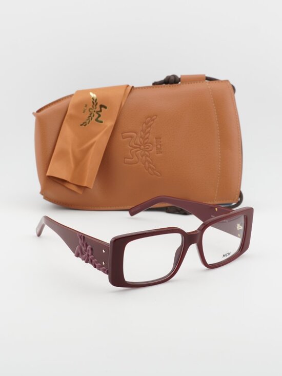 MCM MW5003 069 Rectangle Eyeglasses 52mm - Bordeaux